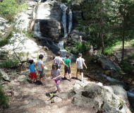 Cascada de la Chorranca<br />y Cueva del Monje