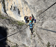 Curso de autorrescate en vías ferratas