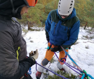 Curso de iniciación al<br/>alpinismo invernal